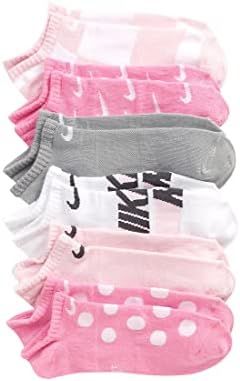 Nike Unisex-Çocuk Günlük Hafif Grafik No-Show Çorap (3 Çift)