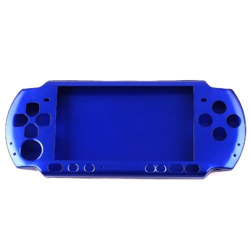 SONY PSP 3000 PSP3000 Mavi için Kingzer Ultra İnce Alüminyum Kasa Kabuğu