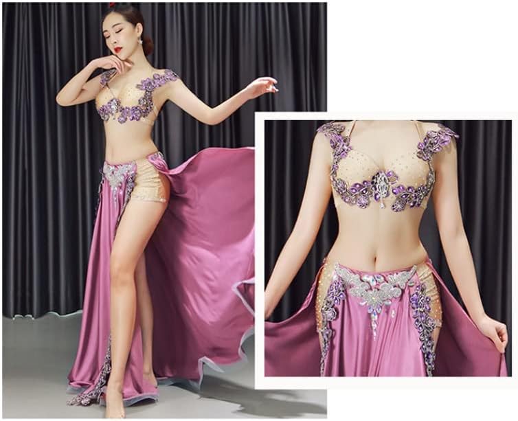 Yok Oryantal dans kostümü Bayan oryantal dans kostümü Setleri hint elbisesi Oryantal dans Elbise (Renk: A, Boyut : L Kodu)