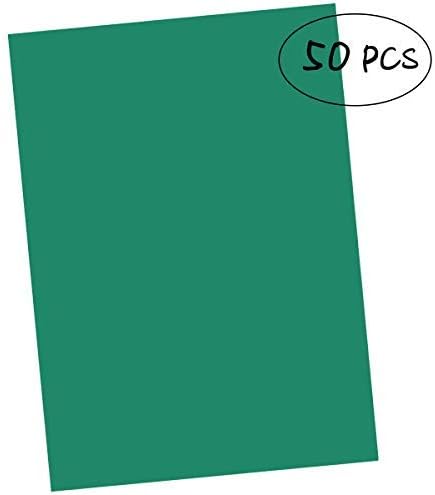 50 Adet Karbon Transfer Kağıdı Aydınger Kağıdı 11.7×8.3 Transfer Deseni için Ahşap, Kağıt, Tuval (Yeşil)