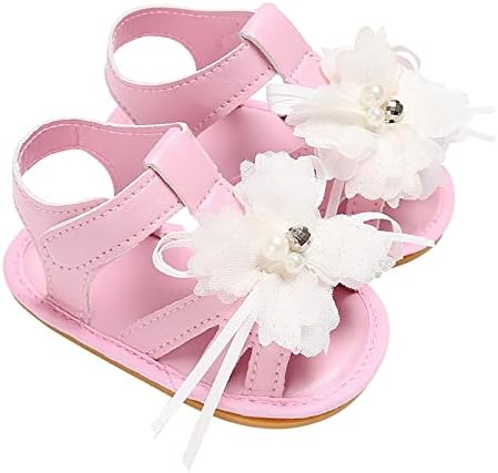 Bebek Kız Ayakkabı 12-18 Ay Kızlar Sandalet Çiçekler Yumuşak Taban bebek ayakkabısı Küçük Kızlar Terlik Boyutu 13