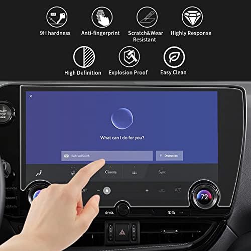INTGET Araba Dokunmatik Ekran Koruyucu için 2022 2023 Lexus NX NX350 NX250 NX350H NX450H Aksesuarları Temperli Cam Çizik