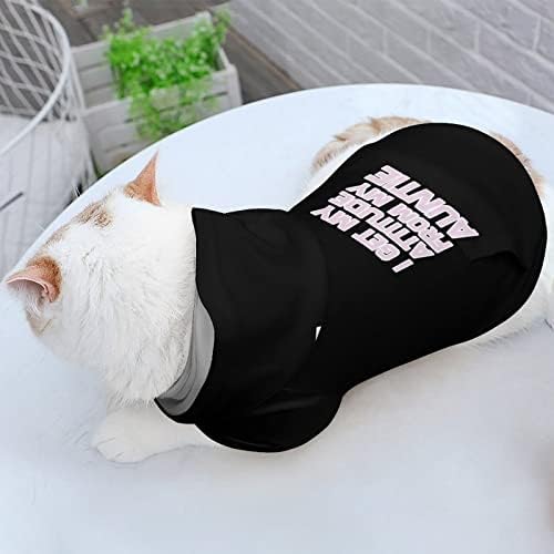 Almak Benim Tutum Teyze baskılı kapüşonlu svetşört Evcil Hayvanlar için Komik Pet Giyim Sıcak Kazak Kazak Köpek Kedi Köpek