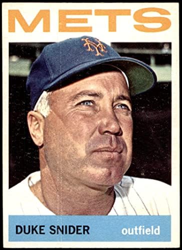 1964 Topps 155 Duke Snider New York Mets (Beyzbol Kartı) VG / ESKİ + Mets