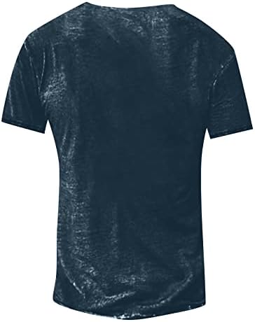 Erkek 2023 Bluz Üst Yuvarlak Boyun Yaz Slim Fit Kısa Kollu T Shirt Rahat Rahat Ütü Baskı Tees