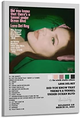 Lana Del Rey Biliyor Muydunuz Bir Tünel Altında Okyanus Blvd albüm kapağı Posteri Tuval sanat posterleri Ve duvar Sanatı