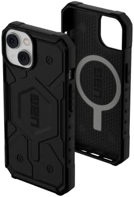 URBAN ARMOR GEAR UAG iPhone 14 Kılıf 6.1 Pathfinder Siyah-MagSafe Koruyucu Kapak ve 6.1 Premium Temperli Cam Kalkan Ekran