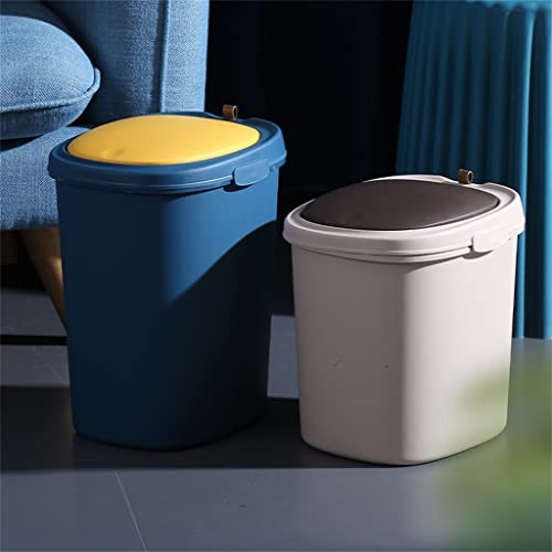 UYSVGF Basın Tipi çöp tenekesi Ev Bomba Kapak Mutfak tuvalet kağıdı sepeti kapaklı Oturma Odası Tuvalet çöp tenekesi (Renk: