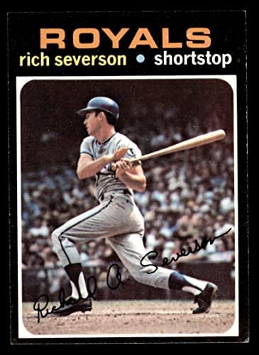 1971 Topps 103 Zengin Severson Kansas City Royals (Beyzbol Kartı) NM Royals