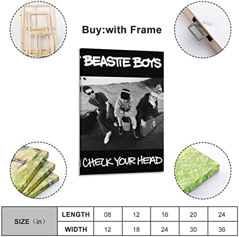 SHIWE Beastie Boys Posteri Kontrol Kafa Albümü Müzik Posteri Posterler Odası Estetik Tuval duvar Sanatı yatak odası dekoru