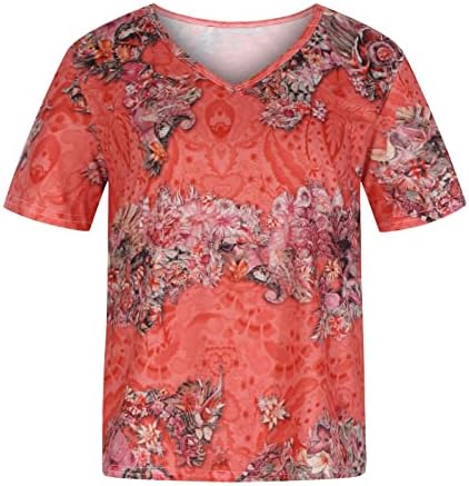 Kısa kollu elbise V boyun pamuk grafik üst gömlek kızlar için yaz sonbahar Tshirt Cİ Cİ