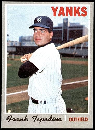 1970 Topps 689 Frank Tepedino New York Yankees (Beyzbol Kartı) NM / MT Yankees