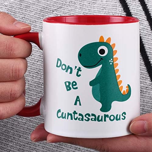 Komik Kahve Kupa olmayın Cuntasaurous çay bardağı Kahve Kupa Yenilik Komik Hediye Kupa Noel Doğum Günü Arkadaşlar Çocuklar
