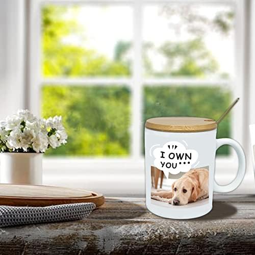 Sana Sahibim-Evcil Hayvanlar Tema Komik Golden retriever Kahve Kupaları Köpek Yavrusu Sevenler Ve Sahipleri için Ofis Hediye