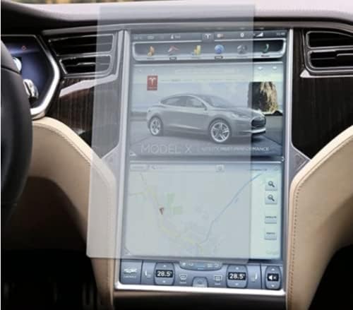 EVitems, Tesla Model S ve Model X, Ekran Koruyucu, Yüksek Çözünürlük, 9 Saat Temperli Cam, Ağır Hizmet Tipi Koruma