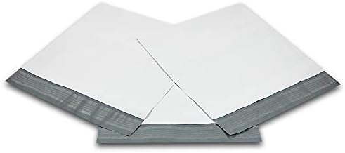 50 EcoSwift 9x9 Beyaz Poli Mailler Boyutu D (1.7) kendinden Sızdırmazlık Zarfları Plastik Nakliye posta çantaları 9x9 1.7