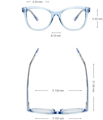 RESVIO Bayan Kare okuma gözlüğü Plastik Moda yaylı menteşeler İlerici Okuyucular + 2.25 Şampanya