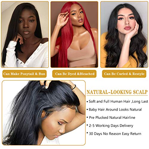 Geeta 13x4 İnsan Saç Dantel ön Peruk Siyah Kadınlar için Ön Koparıp, Brezilyalı Vücut Dalga Dantel Ön İnsan Saç Peruk, 180