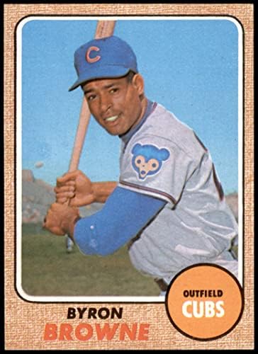 1968 Topps 296 Byron Browne Chicago Cubs (Beyzbol Kartı) NM / MT Cubs