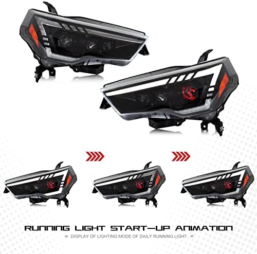 ınginuity zaman LED Farlar Projektör Toyota 4Runner 4-Runner 2010-2021 için SR5 TRD Off Road Işıklı Başlangıç Animasyonu