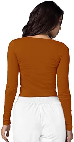 Kadınlar için Adar Underscrubs-Uzun Kollu Underscrub Comfort Tişört