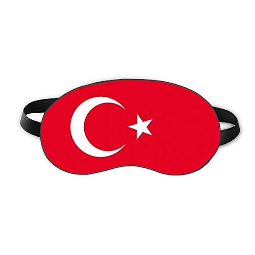 Türkiye Ulusal bayrak Asya ülke uyku göz kalkanı yumuşak gece körü körüne gölge kapak