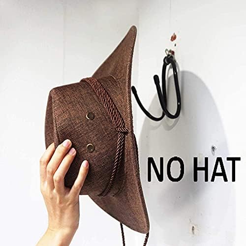 Pmsanzay kovboy şapkası Raf Şapka Tutucu Şapka Organizatör Şapka Ekran Şapka Kanca Şapka depolama Şapka Duvar Montaj-Kolay