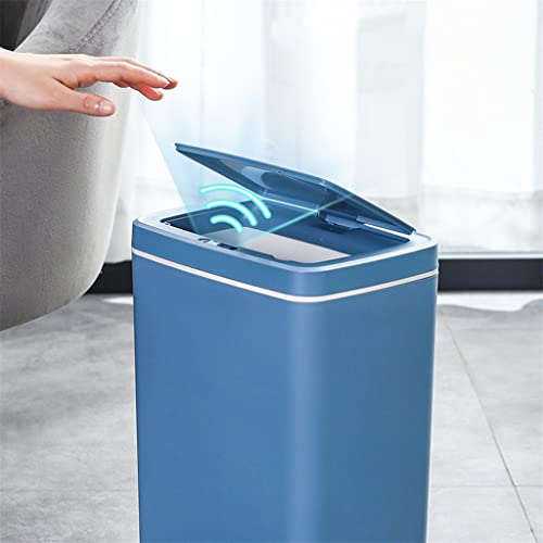 XBWEI Otomatik Sensör İndüksiyon çöp tenekesi Ev çöp kutuları Mutfak Banyo Elektrik Tipi Dokunmatik çöp kutusu Kağıt Çöp
