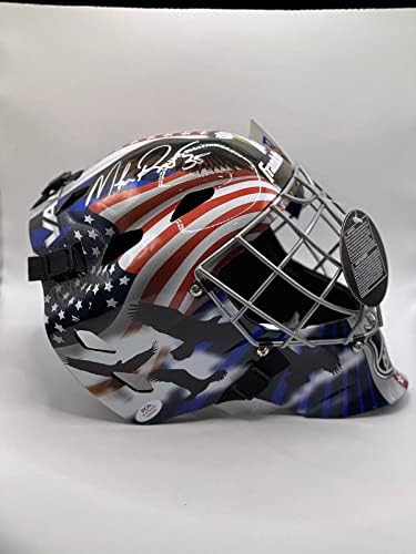 MİKE RİCHTER Team USA Rangers İmzalı Tam Kaleci Maskesi PSA COA İmzalı NHL Kaskları ve Maskeleri İMZALADI