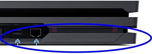 HDD Sabit Disk Yuvası Yuvası Kapak Plastik Kapı Kapağı İçin PS4 Pro PS4 İnce sabit disk Kapağı Kapı Değiştirme (Pro Siyah)