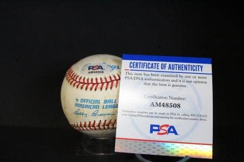 Kirby Puckett İmzalı Beyzbol İmzası Otomatik PSA / DNA AM48508 - İmzalı Beyzbol Topları
