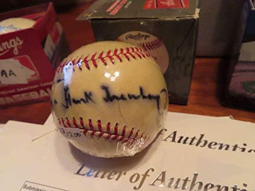 Hank Greenberg Detroit Tigers İmzalı Beyzbol Topu JSA mektubu İmzalı Beyzbol Topları