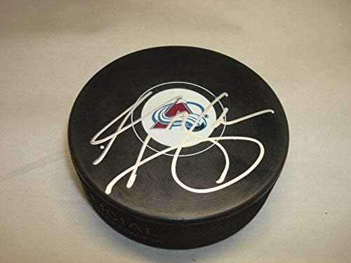 Andrew Bodnarchuk İmzalı Colorado Çığ Hokeyi Diski İmzalı 1A İmzalı NHL Diskleri