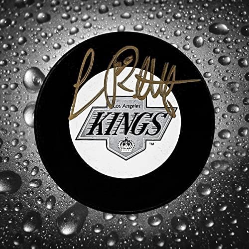Luc Robitaille Los Angeles Kings İmzalı Disk-İmzalı NHL Diskleri