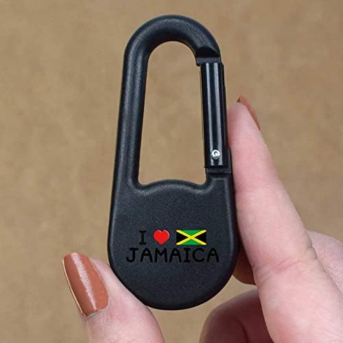 Azeeda 'Jamaika'yı Seviyorum' Pusula Anahtarlığı (KC00021504)