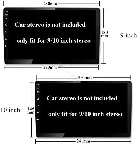 9 inç Araba Radyo Fasya Çerçeve KIA K3 LHD 2013- DVD GPS Navi Player Paneli Dash Kiti Kurulum Stereo Çerçeve Trim Çerçeve