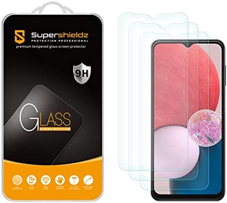 (3 Paket) Supershieldz Samsung Galaxy A14 5G Temperli Cam Ekran Koruyucu için Tasarlanmış, Çizilmez, Kabarcıksız