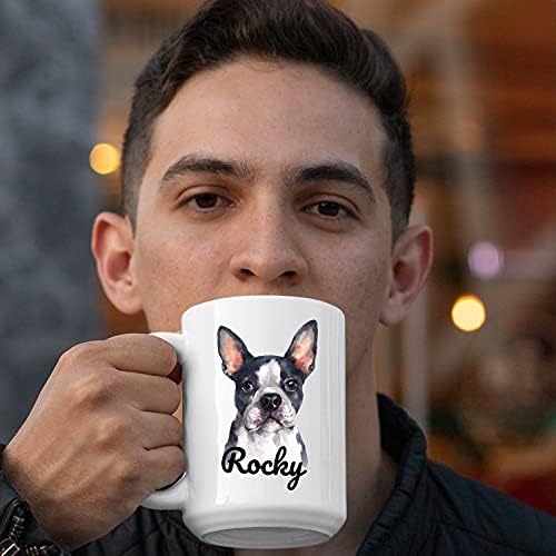 Boston Terrier Köpek Kupa - Boston Terrier Kahve Kupalar Özel Adı İle-Kişiselleştirilmiş Boston Terrier Kupalar Özel Hediye