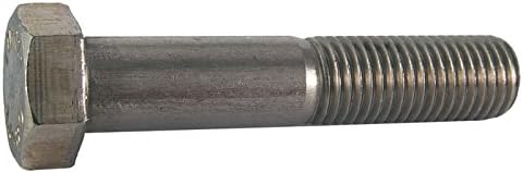 M16 - 2.0 x 300mm altıgen başlı cıvata, 316 Paslanmaz çelik A4 altıgen başlı başlık vidası, Parça Thd 57mm iplik uzunluğu,