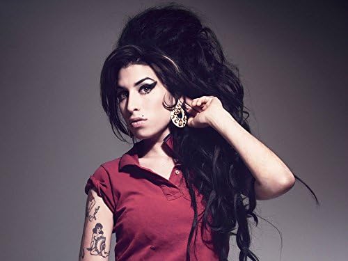 Prag Courtney Amy Winehouse Müzik Yıldızı Kumaş Poster 32x 24