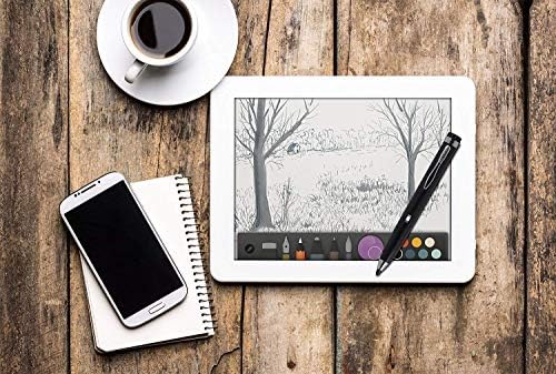 Navitech Siyah Mini İnce Nokta Dijital aktif Stylus Kalem ile Uyumlu Huawei MediaPad M5 8.4