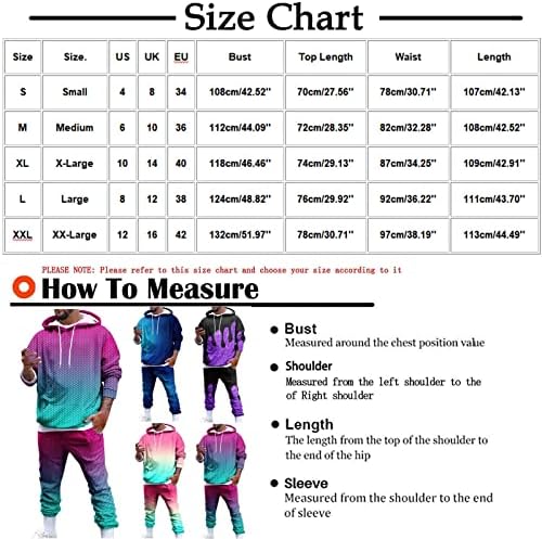 ZHISHILIUMAN 2 Parça Hoodie Eşofman Erkekler için Moda Kazak Sweatpants Setleri Atletik Eşofman Koşu Koşu için