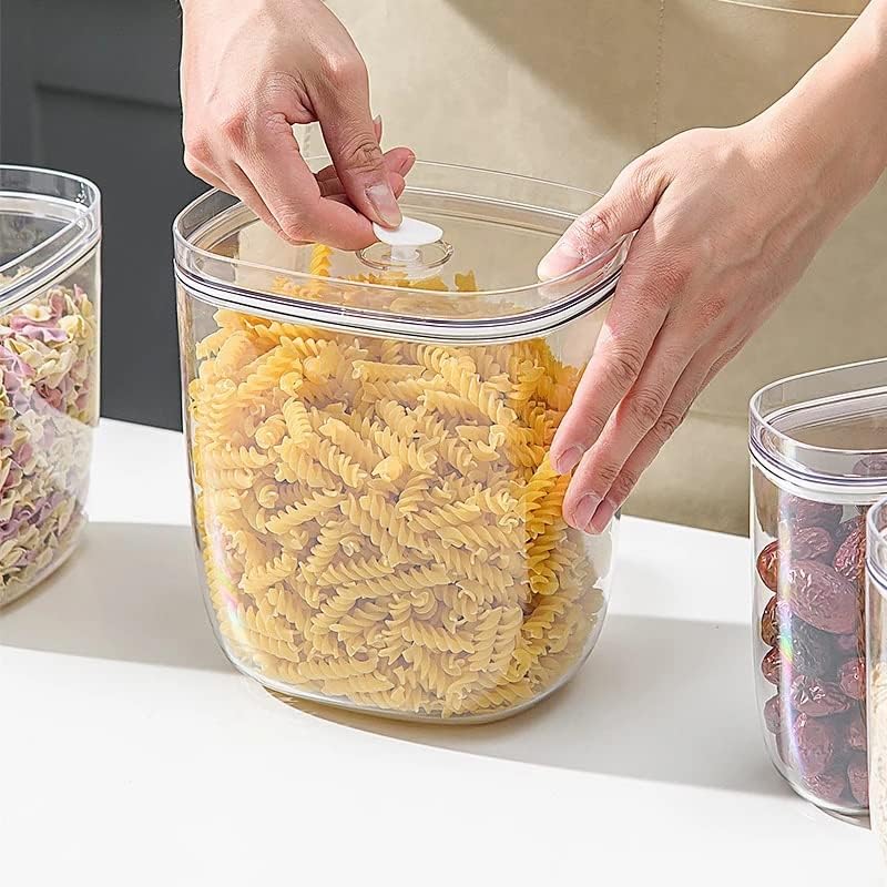 MBBJM Gıda Depolama Mutfak Konteyner Plastik Kutu Toplu Tahıllar için mutfak Düzenleyici (Renk: D, Boyut: 4L)