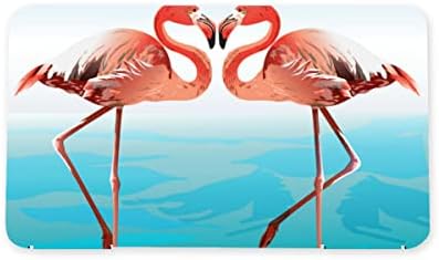 Flamingo Taşınabilir Yüz Toz Maskesi Tutucu Kılıf Kutusu, Yüz Kozmetik Maskesi için İnce Plastik Saklama Kutusu Kapaklı Yüz