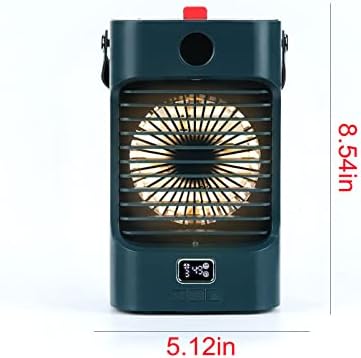 88T09Y dijital ekran Su Soğutma Fanı Şarj Edilebilir Taşınabilir led ışık ile Ev Ofis için