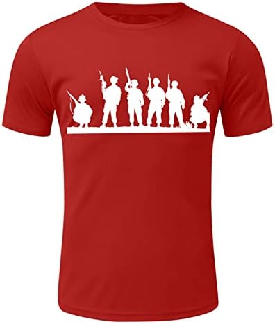 Komik Vatansever Gömlek Erkekler için Yıldız ve Çizgili tişört Amerikan Bayrağı Tişörtleri Bağımsızlık Günü 4th Temmuz Gömlek