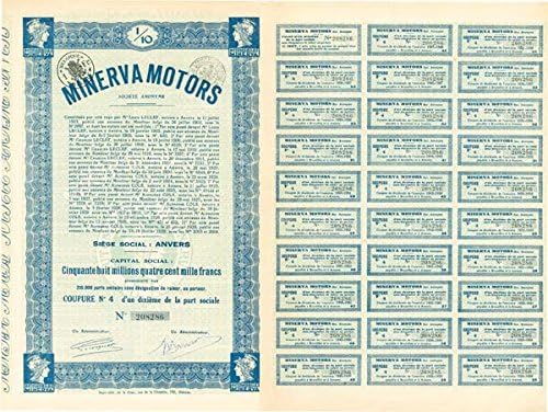 Minerva Motors - Stok Sertifikası