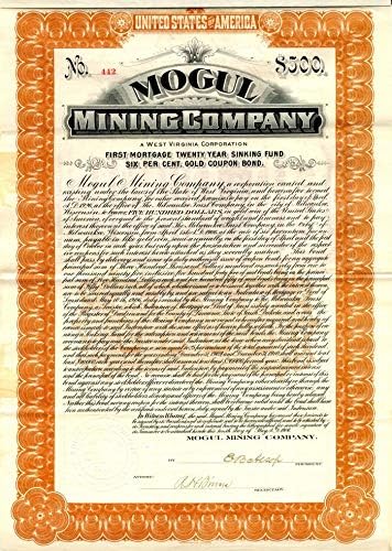 Mogul Madencilik A. Ş. - 500 Dolarlık Tahvil