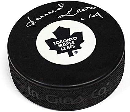 Dave Keon Toronto Maple Leafs İmzalı Kaptan Dönemi Hokey Diski-İmzalı NHL Diskleri