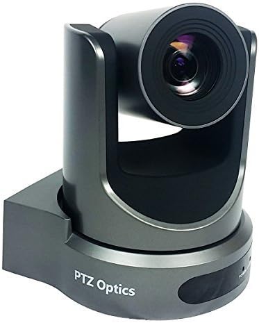 PTZOptics Video Konferans ve Canlı Yayın Kamerası-USB PTZ Kamera (20X-USB, Gri)